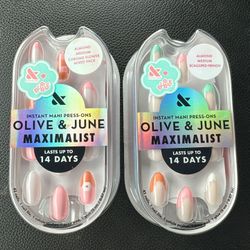 Olive And June Press-On Nails 2 Packs 
