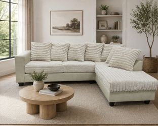 Ultra Soft Bone Color Sectional