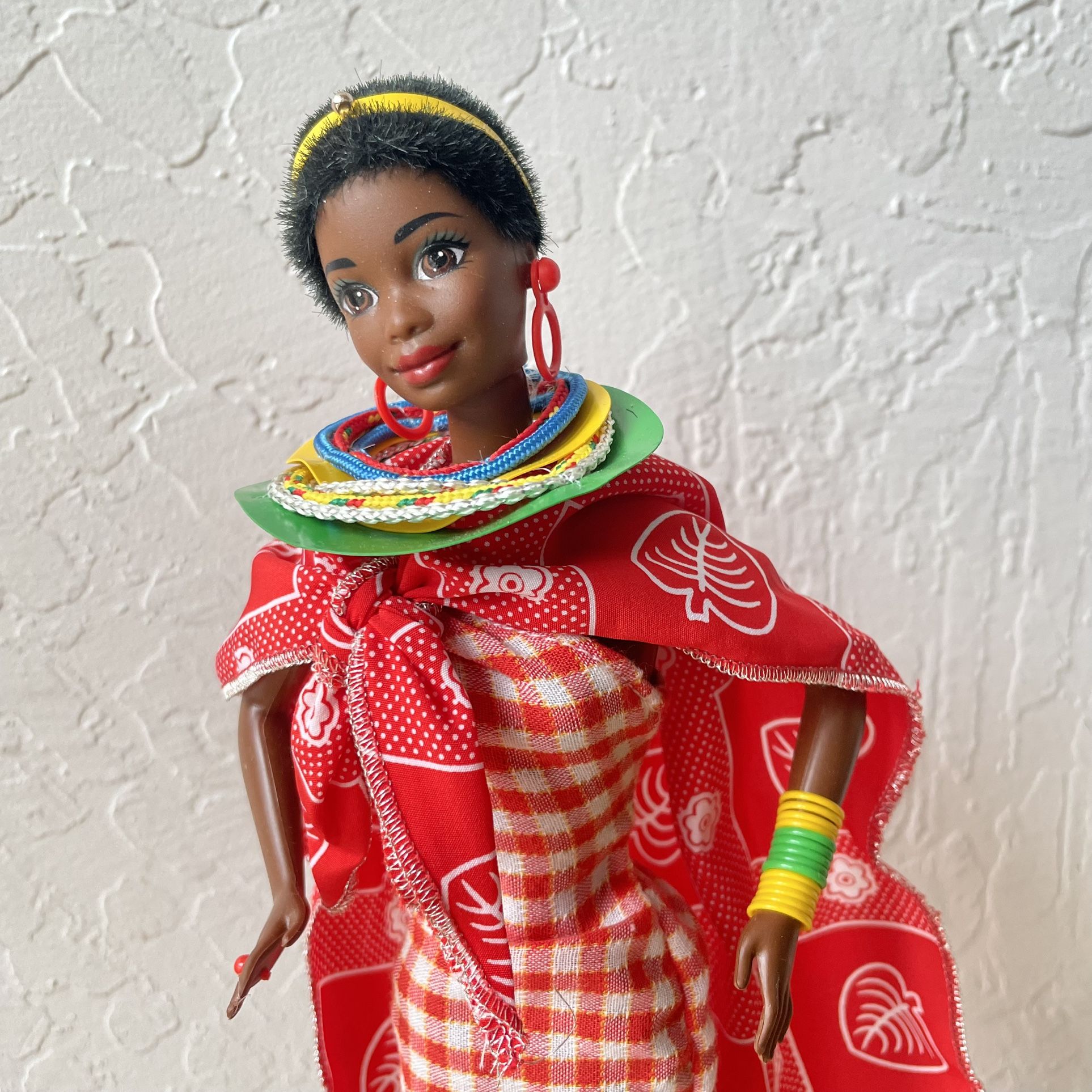 Vintage 1993 Barbie Dolls Of The World Collection Kenya Barbie Special Edition