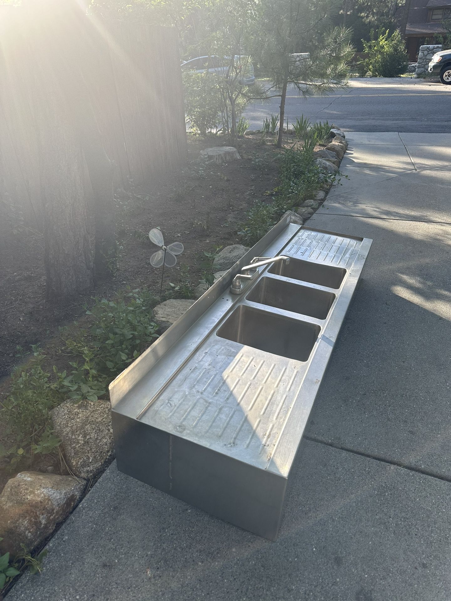 3 Bay Commercial Bar Sink