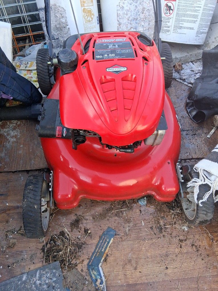 Troy-Bilt 21" 2-in-1 push lawn mower.