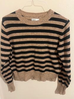 Sonoma Striped Knit Crewneck Sweater