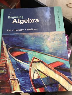 Beginning Algebra 12th edition