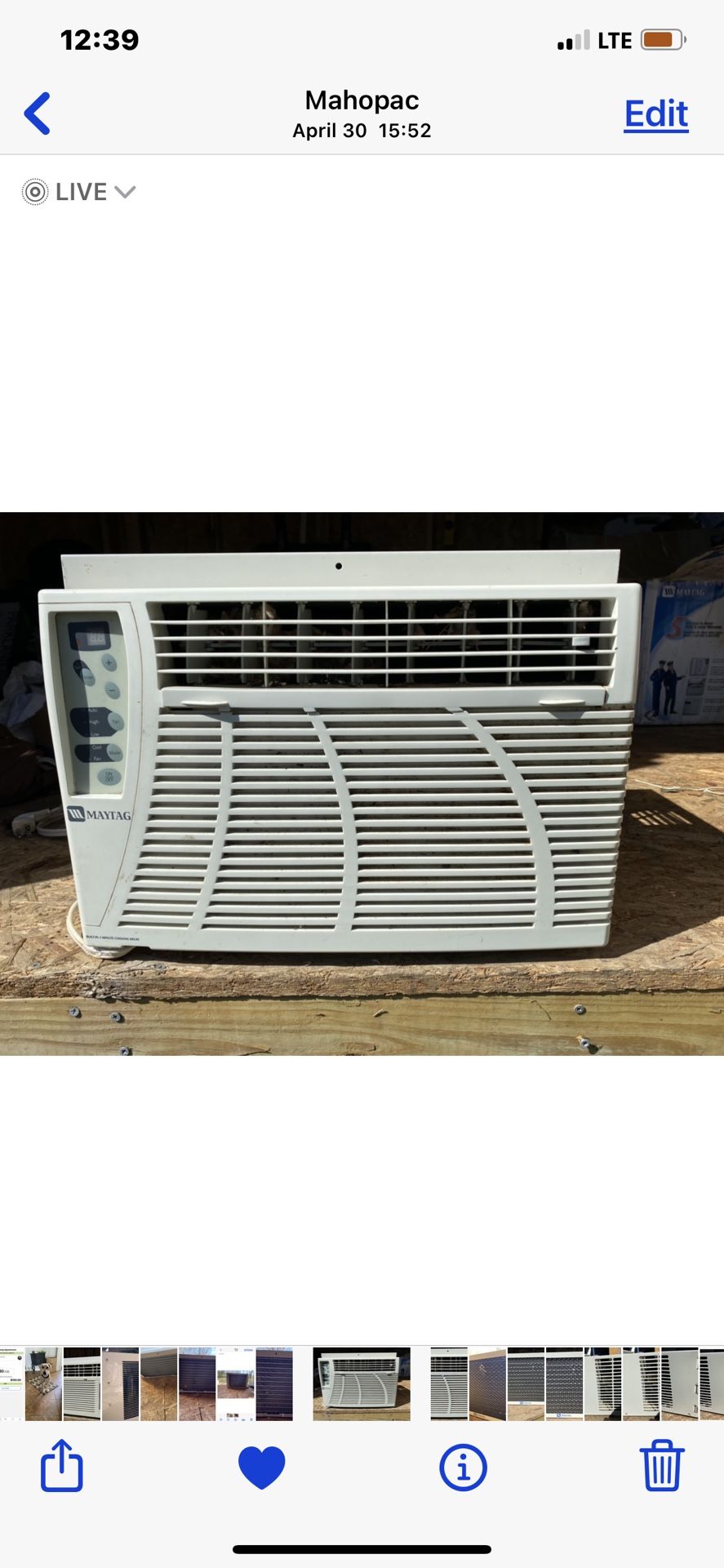 Maytag Window Air Conditioner 7000 BTU