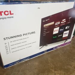 Tv TCL 55", 4k, Smart, Roku, Excellent 