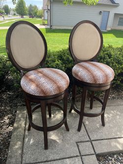 2 Artistica Swivel Bar Stools