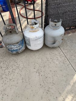 I have four gas cylinders, each one $25.