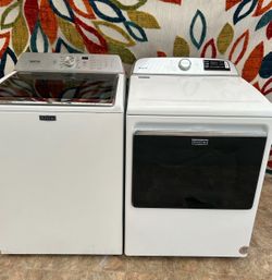 Maytag washer and dryer gas set
