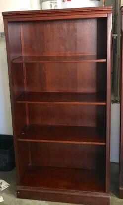 2 (two) nice quality real wood classic bookshelves (Macy's) $70 each!!