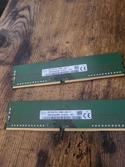 SK Hynix 8GB DDR4 2666MHz RAM x2