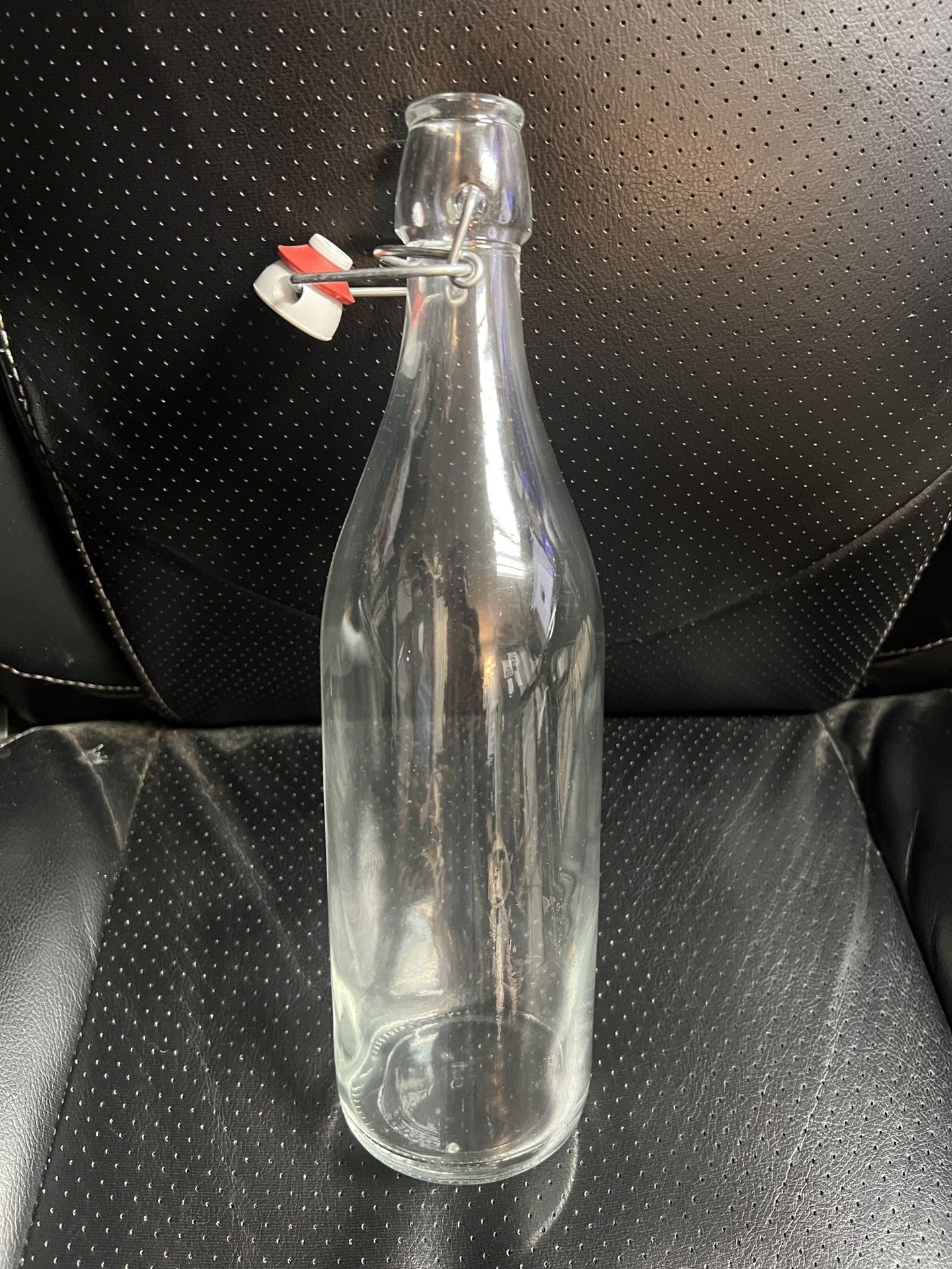 80 pieces clear glass bottle with a swing-top or "bail" closure