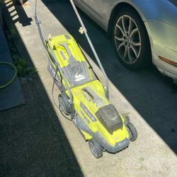 Ryobi 13inch Electric Lawn Mower. 18v ONE+ Series