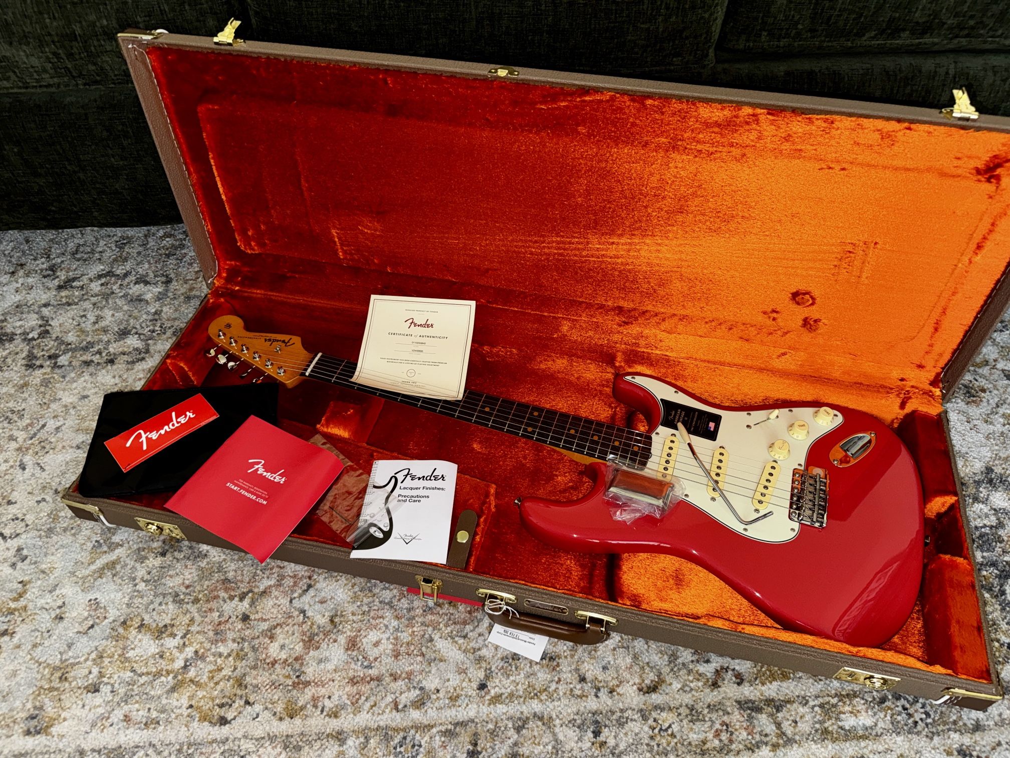 2024 Fender American Vintage II 1961 Reissue Stratocaster Fiesta Red!