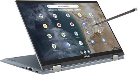 ASUS Chromebook CX5, 14" Touchscreen, i3-1110G4, 128gb SSD, 8gb（See description）