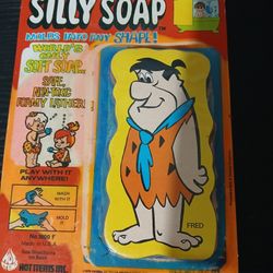 Vintage 1970s The Flintstones Fred Silly Soap Very Rare 