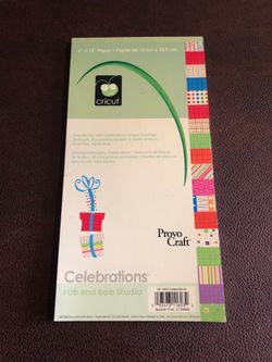 Cricut 6 x 12 Celebrations Paper Pad