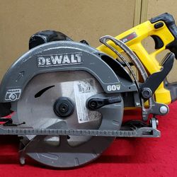 Dewalt DCS577 Flexvolt 60V Max 7-1/4" Cordless Brushless Worm Drive Style Circular Saw - Tool Only - No Battery - No Charger - Working 