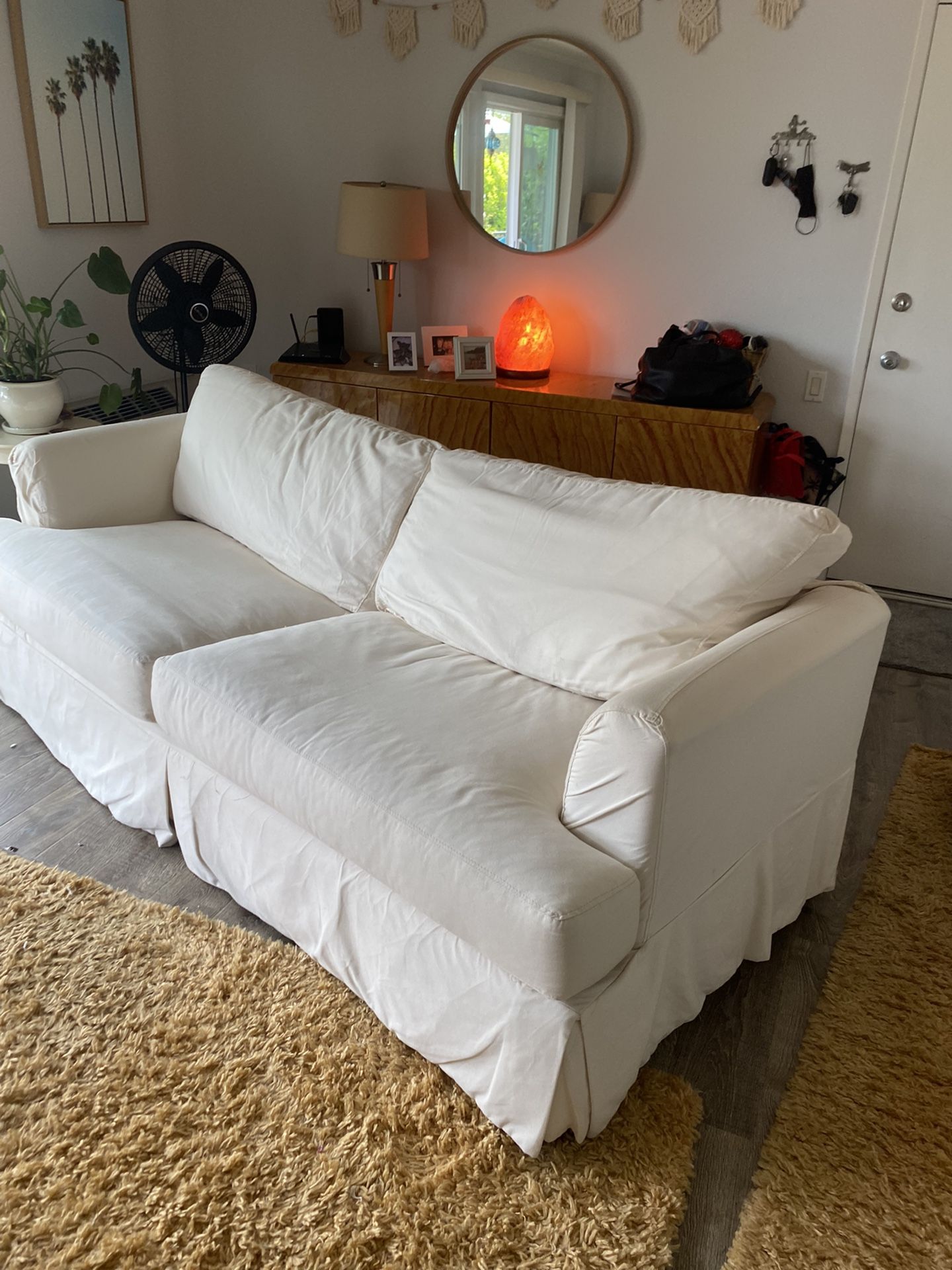 Slipcovered Sofa Bed