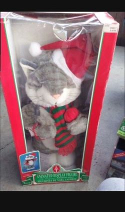 Christmas 1997 Elco Animated Display Figure Vintage Collectable Box 7