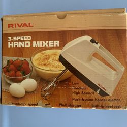 Vintage Rival Hand Mixer 