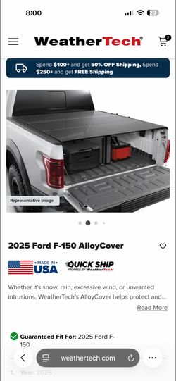 Cover Bed Ford F150 5.5 size brand new