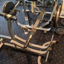 Back Row Machine Weights Fitness Exercise Workout