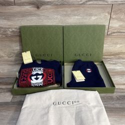 NEW Gucci 2pc Sweatshirt & Joggers Set Navy sz 24m