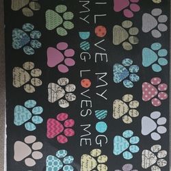 I Love My Dog Canvas Print