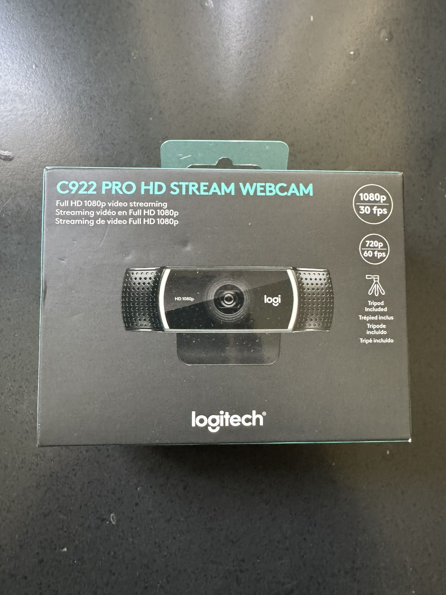 Logitech c922 pro hd stream webcam