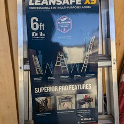 Werner 6' Leansafe X5 Multi Position Ladder 