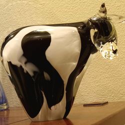 Blown Glass Cow