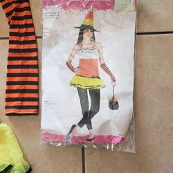 Candy Corn Witch Costume
