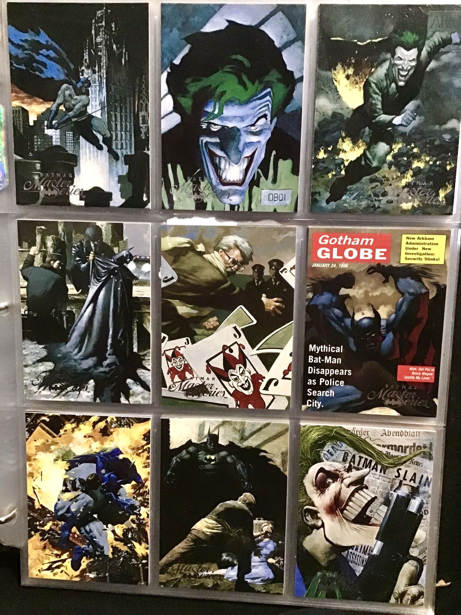 Batman Master Series 1995 Skybox Complete Base Card Set of 90 DC
