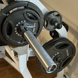 Hammer Strength Commercial Bench Set Weights