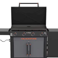 Blackstone Culinary 36" Cabinet Griddle with Foldable Side Table and Blackstone Grill Cover, Grill Cleaner Essentials, Grill Accessories, Grill Tools 