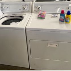 Kenmore White Top-Load Washer & Gas Dryer Set – Works Great – $425 OBO