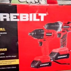 Set de taladro y taladro de impacto  20.V