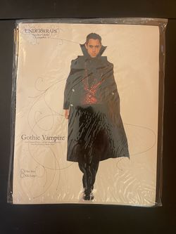Men's Gothic Vampire Costume One Size