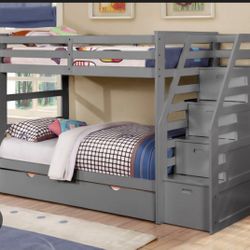 New Twin Over Twin Bunkbed 