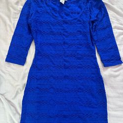 Max Studio Blue Mini Dress Size XS