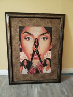 Aaliyah Framed Artwork 