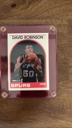 David Robinson NBA Hoops Spurs Basketball Card 1989