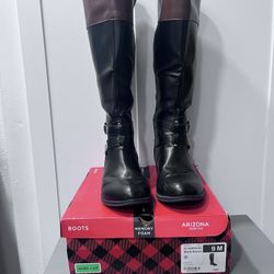 Arizona Jean Co Wide Leg Leather Boots