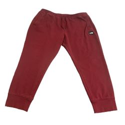 The North Face Sweatpants Men 2XL Burgundy Joggers Workout Exercise Gym Casual