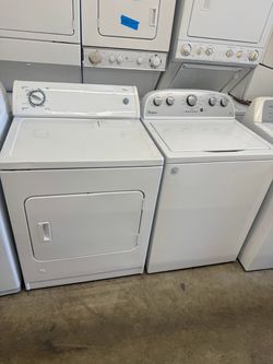 Used Whirlpool Washer and Gas Dryer Front Load