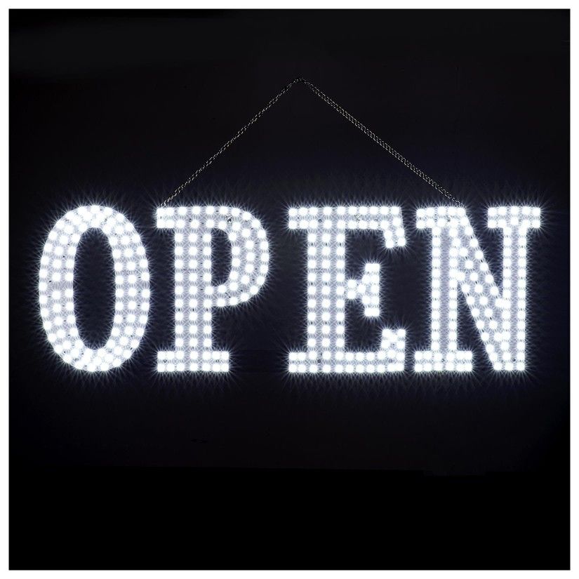 OPEN Sign Led White 10,000K