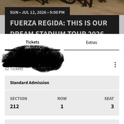 Fuerza regida tickets