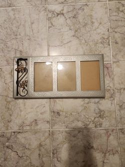 3 slot picture frame.