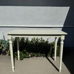 White Wooden High Table