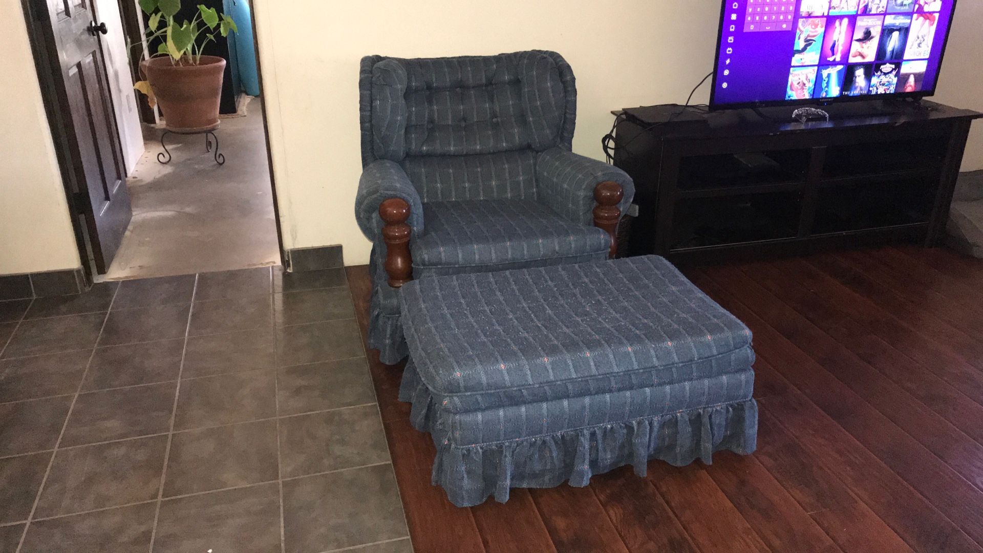 Chair And Ottoman